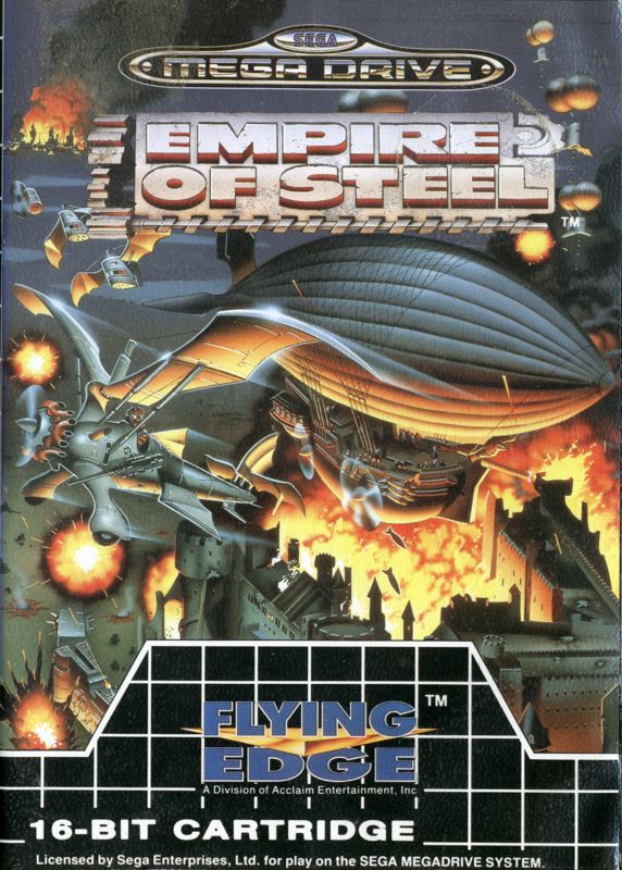 The Steel Empire box art for Sega Mega Drive